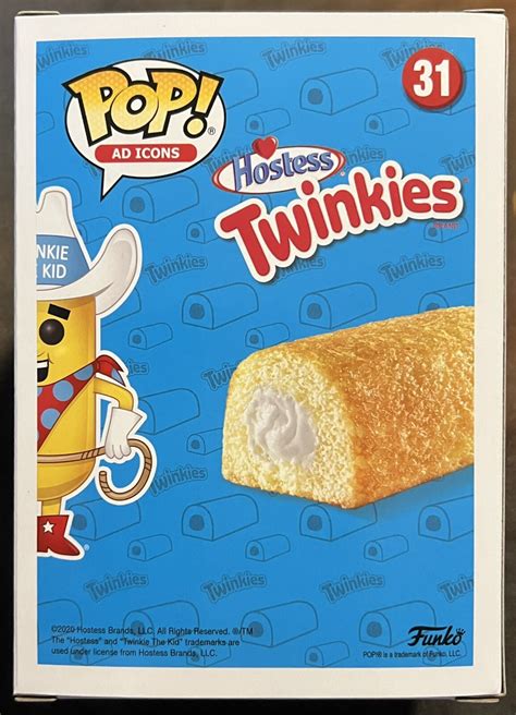 FUNKO POP VINYL AD ICONS HOSTESS TWINKIES 31 TWINKIE THE KID METALLIC ...