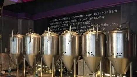 可以酿造3000升精酿啤酒的设备吉林烧烤店啤酒设备