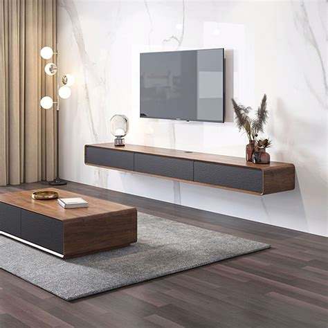 TV Floating Cabinet Small Household Floating TV Unit, Wall Mounted TV ...