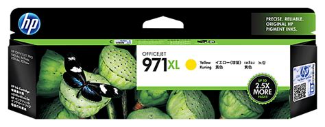 HP 971XL High Yield Yellow Original Ink Cartridge - (CN628AA) - Shop HP ...