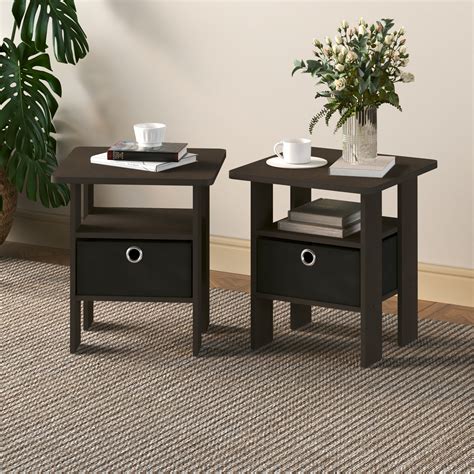 Ebern Designs 2-Pack 15.51" x 15.5" x 17.52" Wood Nightstand Modern ...