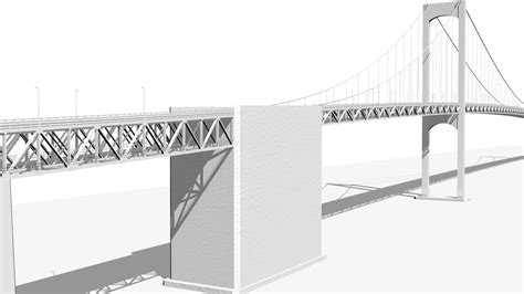 Walt Whitman Bridge - 3D Model by Sobul