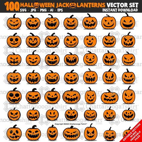 Jack O Lanterns Faces