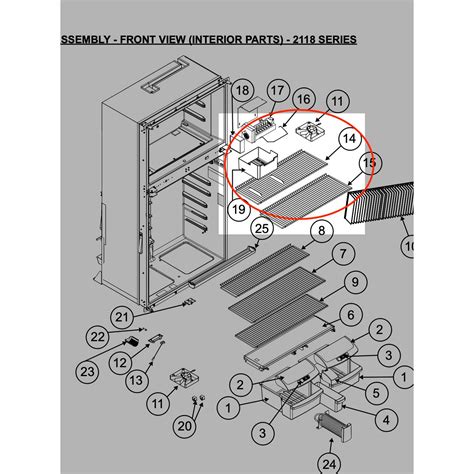 Dometic RV Refrigerator Parts Diagram Guide