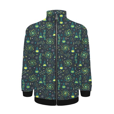 Midcentury Modern Science Yellow Jacket Men's Street Cool Long Sleeves ...