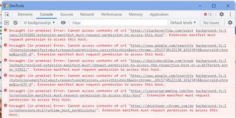 Image result for Error Loading Extension