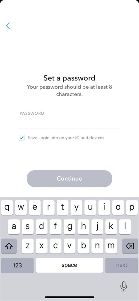 Image result for Snapchat Set Password