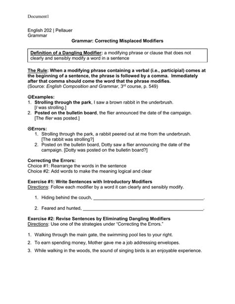 Image result for Misplaced Modifier Checker