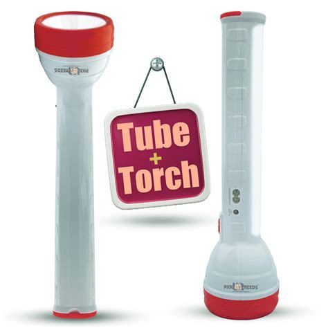 Pick Ur Needs 2 in 1 Rechargeable Emergency Long Range 50 Watt+Side ...
