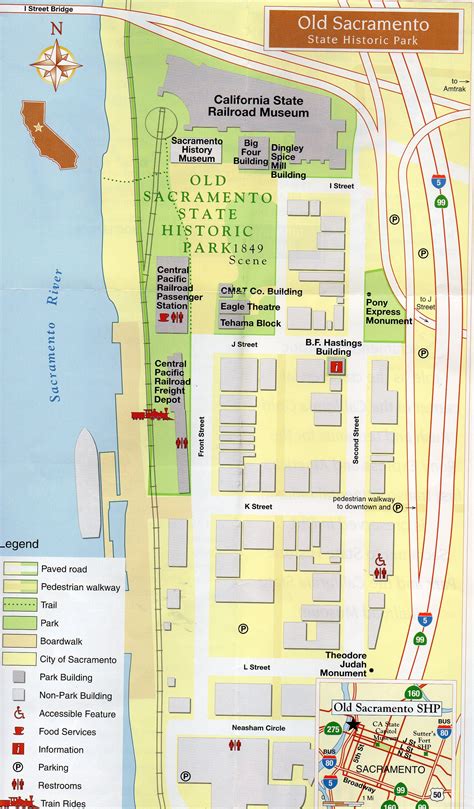 Map Of Downtown Sacramento California