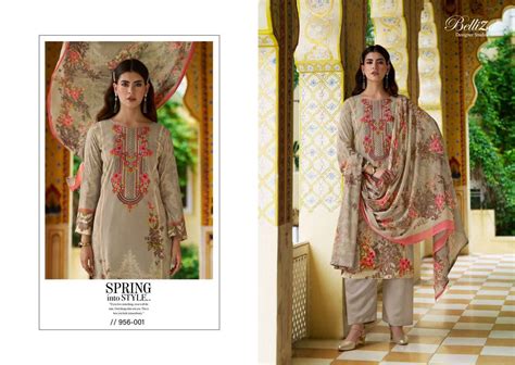 Belliza Riwayat Vol 3 Viscose Rayon Dress Material Surat Wholesaler