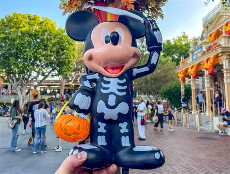 Don't Creep, RUN Over to Disneyland - Skeleton Mickey Popcorn Bucket is ...