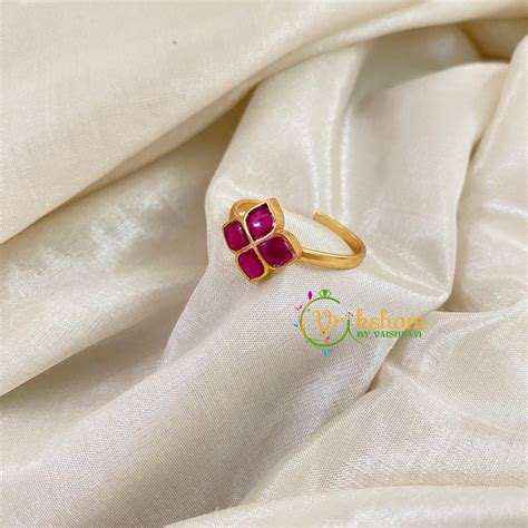 Precious Jadau Kundan Finger Ring-J1104 – vrikshamindia