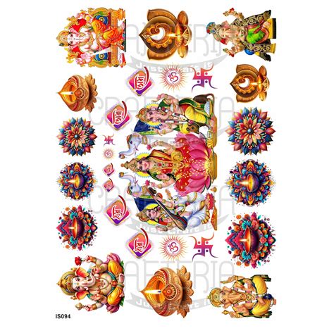 Diwali Theme Insert Sheet (Transparent Sheet) IS094