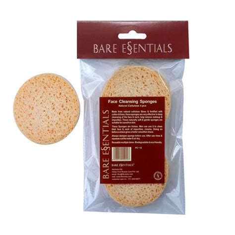 Bare Essentials Face Cleansing Sponges, Set Of 4 – Baystore