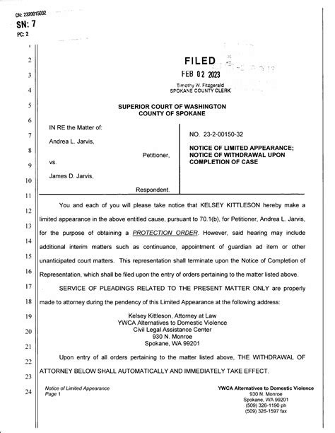 Spokane County Court Viewer