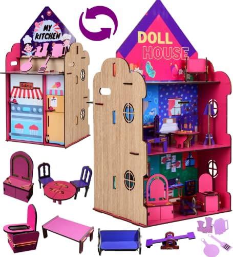 Toyzone My Splendid Doll House-44215 | Role Play Set | Doll House with ...