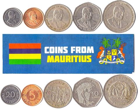 Amazon.com: Mauritius 5 Mixed Coins | 5 Cents to 5 Rupees | Mauritian Currency Since 1987 ...