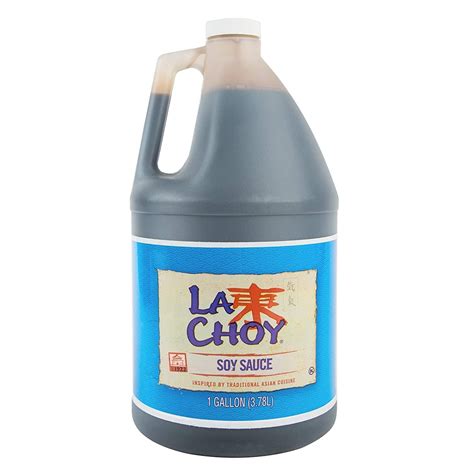 La Choy Gluten-Free, Vegan Soy Sauce, 1 Gallon - Walmart.com