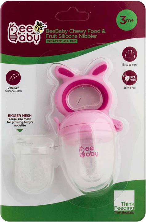 Buy BEEBABY CHEWY SILICONE FOOD AND FRUIT NIBBLER / FEEDER WITH EXTRA ...