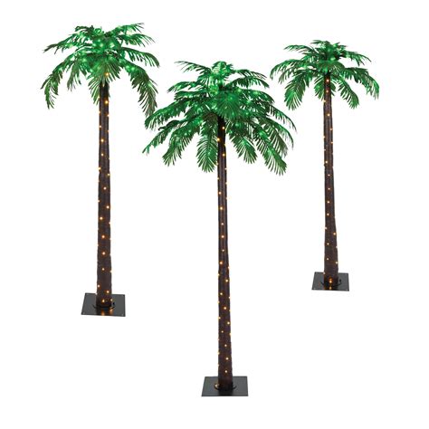 LED Lighted Palm Trees 的图像结果