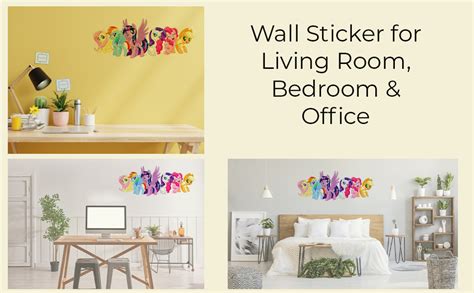 DivineDesigns™ Vinyl Little Cutie Unicorns Sticker | Wall Sticker for ...