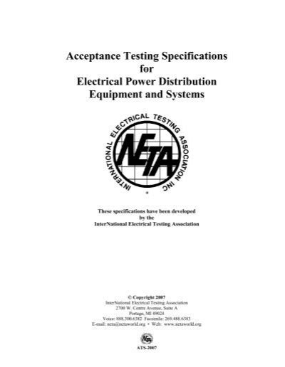 Image result for Neta Ground Integrity Testing