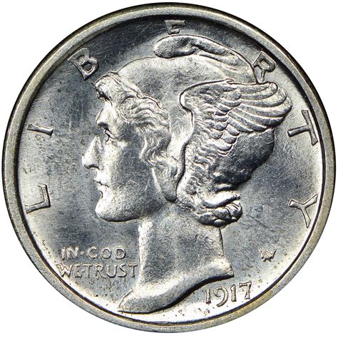 1917 S Mercury Dime Prices | Ungraded, NGC, PCGS Values