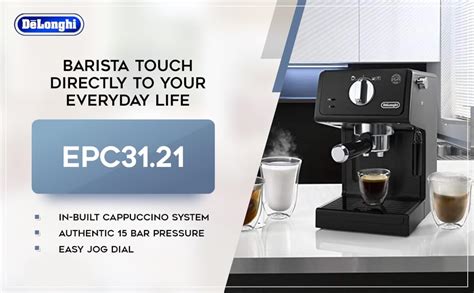 DELONGHI ECP 31.21 1100-Watt Pump Coffee Machine (Black) : Amazon.in ...