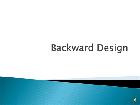 Image result for Backward Design Examples