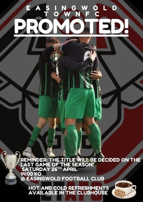 Easingwold Town AFC 1st Team - Final Game of the Season, Home Sweet ...