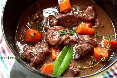 Estofado de ternera - Recetas de Esbieta