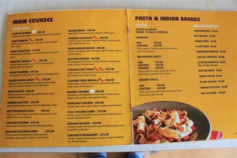 Menu at Curry Link, Hyderabad, Level 3
