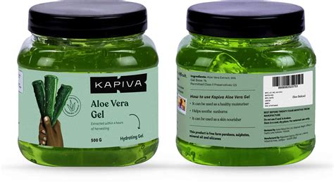 Buy KAPIVA PURE ALOE VERA SKIN GEL - HYDRATING GEL FOR FACE - 500G ...