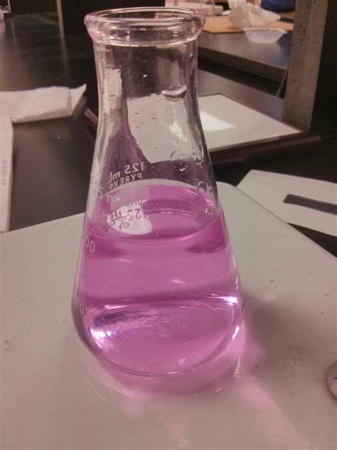 Image result for Titration Pink Color