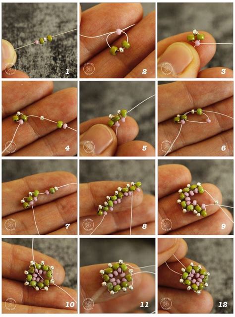 Small Beaded Earring Tutorials 的图像结果