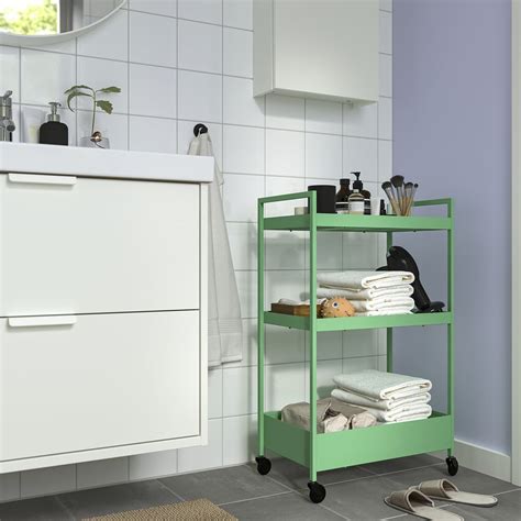 NISSAFORS trolley, light green, 50.5x30x83 cm (197/8x113/4x325/8") - IKEA