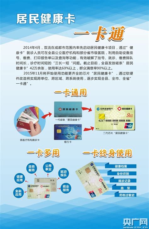 成都市居民健康卡首发仪式在双流县举行_央广网