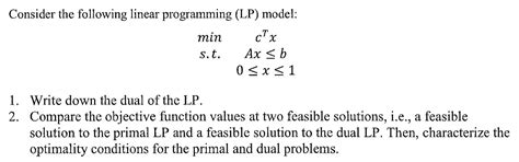 Image result for Linear Programming LP Model