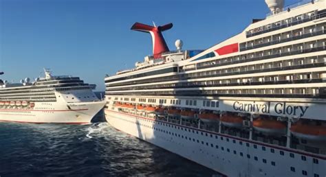 Viral Video: Two Carnival cruise ships Collided On The Mexican Port