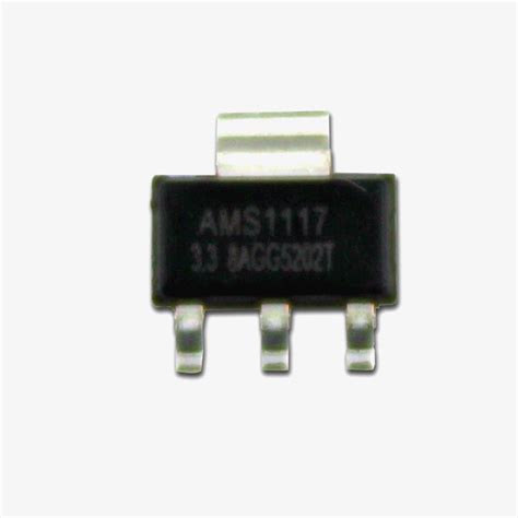 AMS1117 – 3.3V, 1A / SMD Voltage Regulator – QuartzComponents