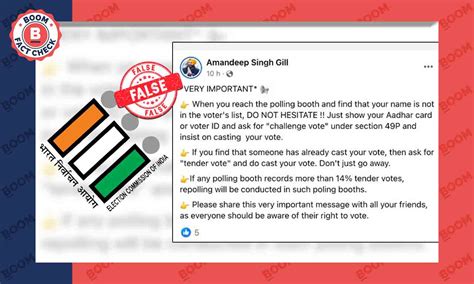 Factcheck False Claims On 'Challenge Vote' And 'Tender Vote' Go Viral