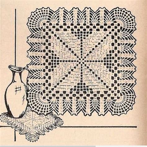 Image result for Square Doily Tutorials