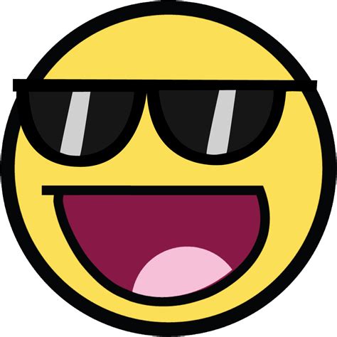 Epic Face Emoji, Expression, Funny Free PNG
