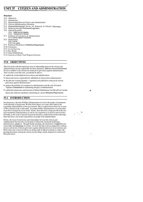 Citizen and administration - 6 Public Interest Litigation 37.6 ...
