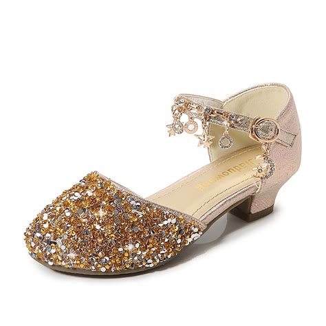 Cethrio Kids Girls Dress Shoes, High Heel Birthday Summer Dance Girls ...