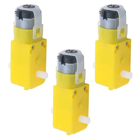 Antrader Gear Motor Dual Shaft 3-6V TT Motor for Arduino Smart Car ...