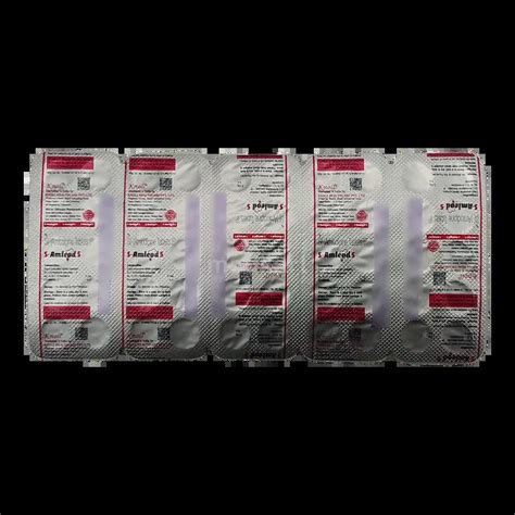 S AMLEOD 5MG TABLET 10'S Price, Uses, Side Effects & Substitutes | Medkart