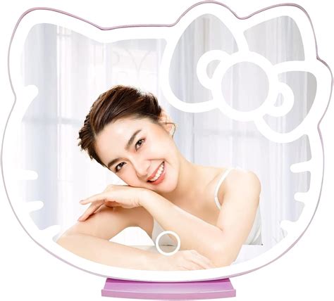 Impressions Vanity Supercute Hello Kitty Tabletop Desk Mirror with ...