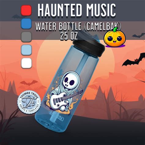Haunted Music - Water Bottle - 25oz - BPA Free - Camelbak - Halloween ...